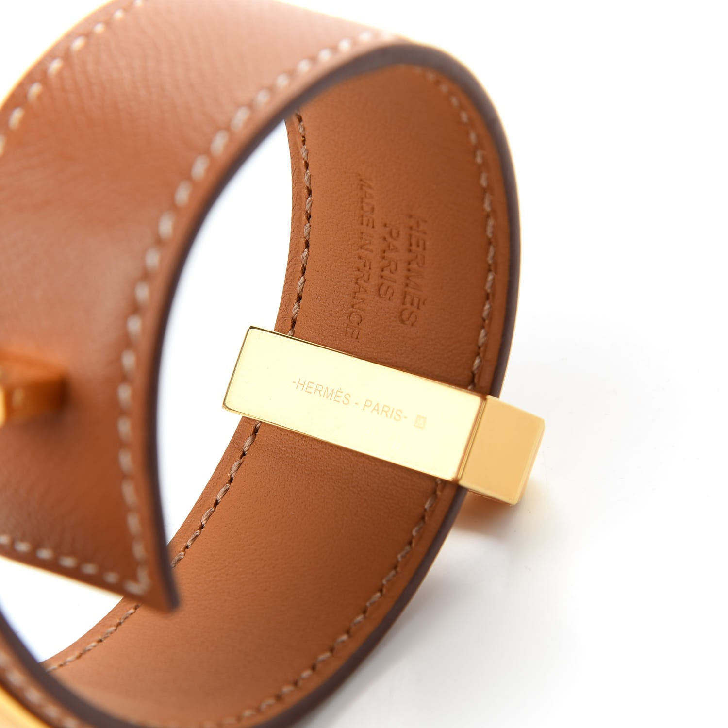 Hermes Epsom Collier de Chien CDC 24 Bracelet T1 Gold 5 of 7