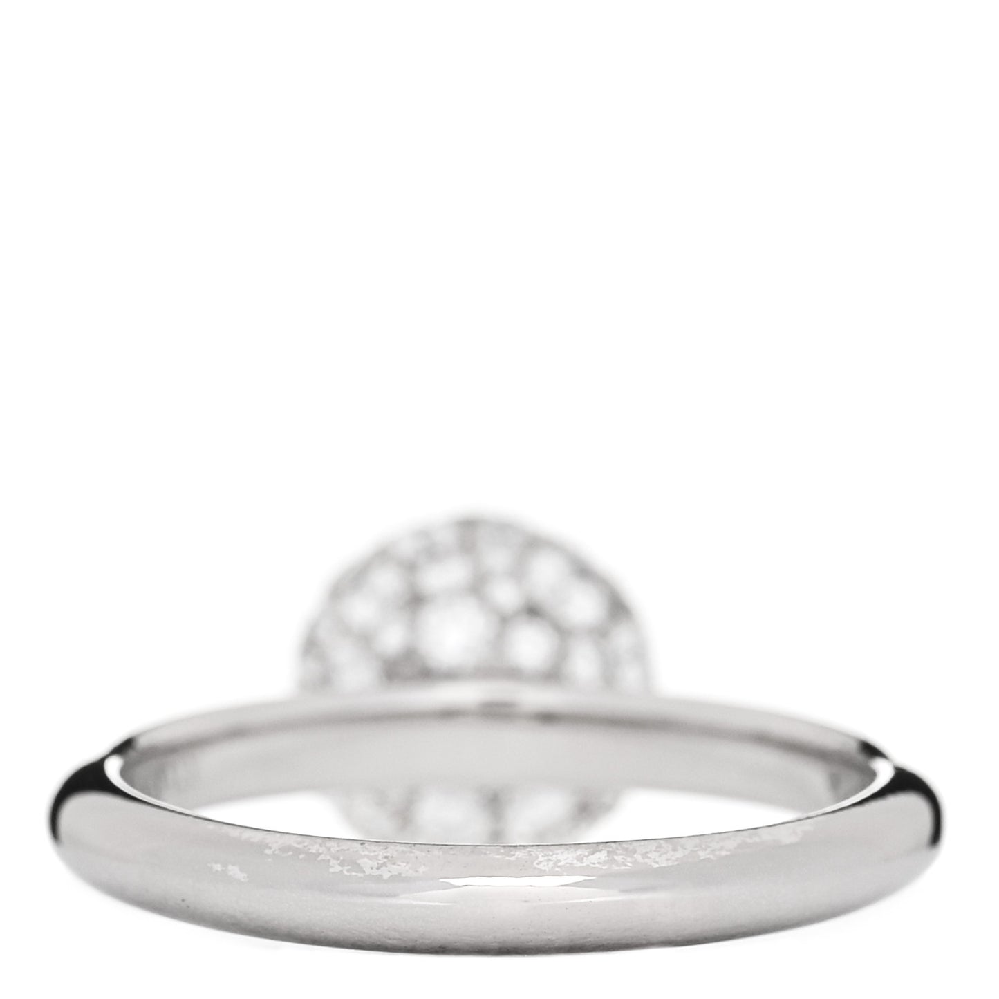 18K White Gold Diamond 8mm HardWear Ball Ring 52 6