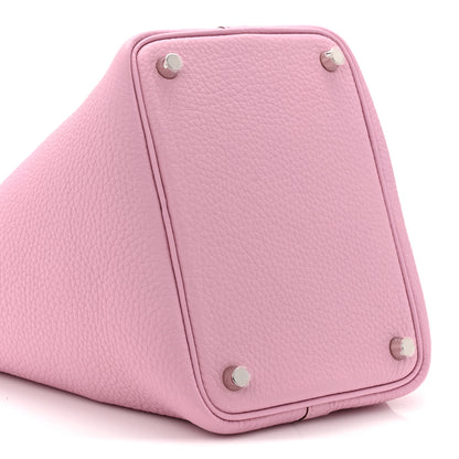 Hermes Taurillon Clemence Picotin Lock 18 PM Mauve Sylvestre 9 of 10