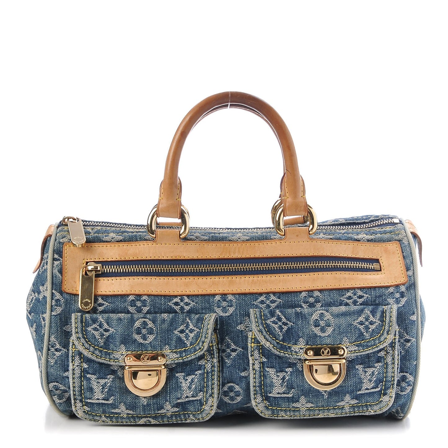 Monogram Denim Neo Speedy Blue