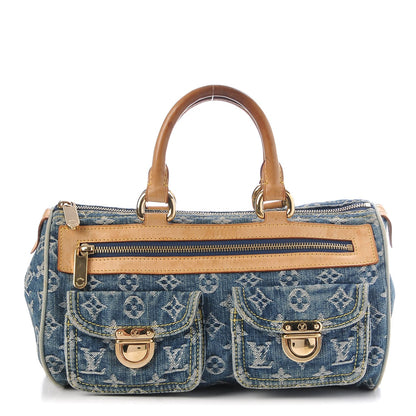 Louis Vuitton Monogram Denim Neo Speedy Blue 1 of 15