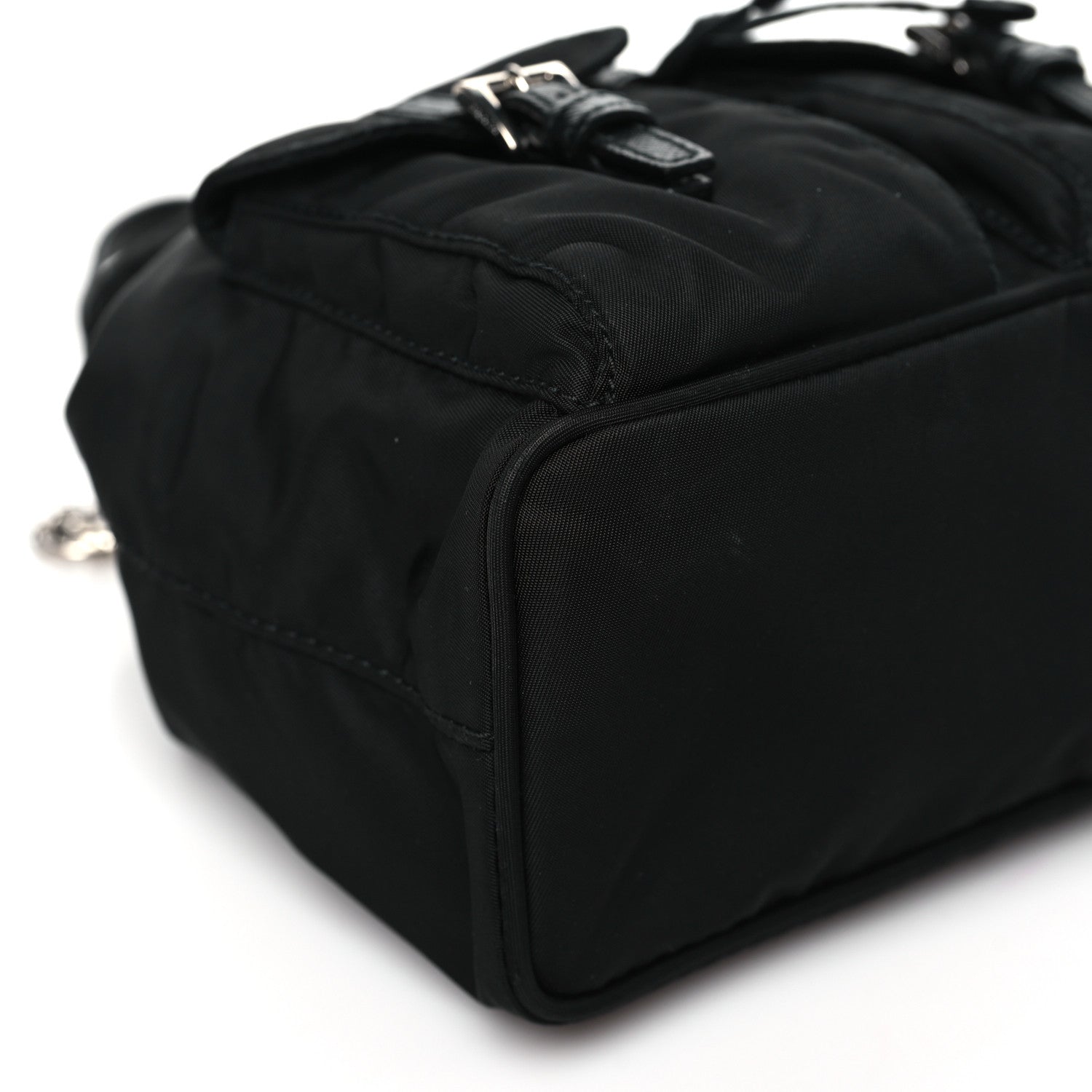 Prada Nylon Vela Mini Crossbody Backpack Black 10 of 13