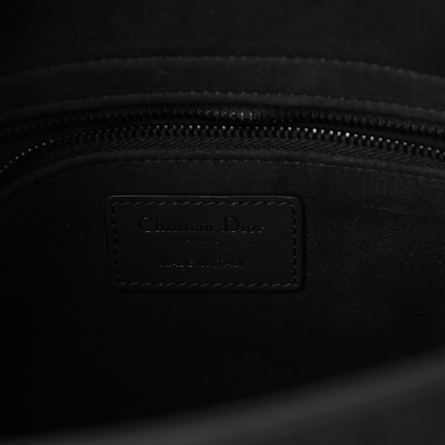 Christian Dior Ultra Matte Calfskin Cannage Medium Lady Dior Black 6 of 9