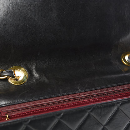 Chanel Lambskin Quilted Jumbo Single Flap Black 8 of 15