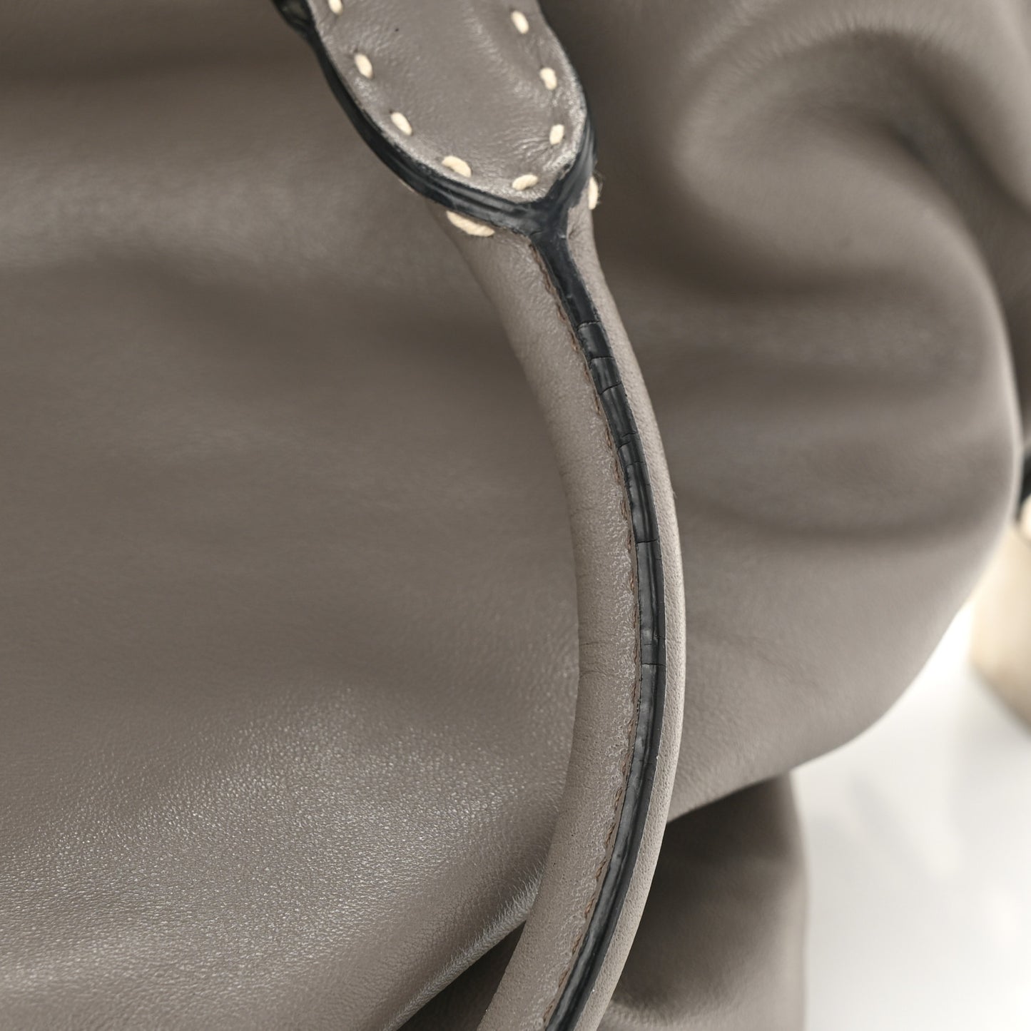 City Calf Small Hand Stitched Zip Tote Calce