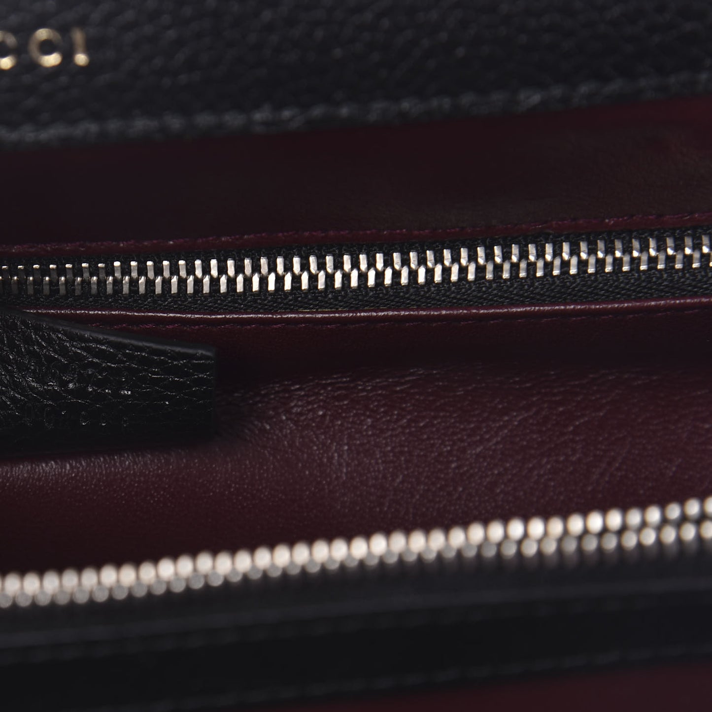 Grainy Calfskin Small Zumi Top Handle Bag Black