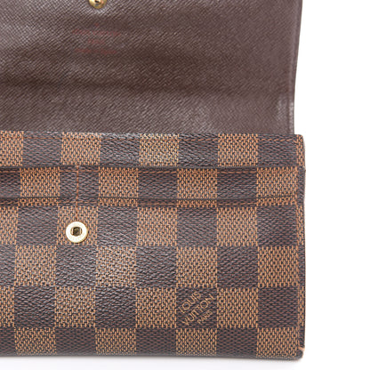 Louis Vuitton Damier Ebene Sarah Wallet 13 of 14