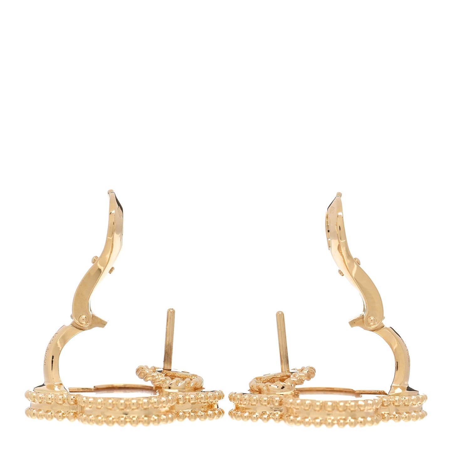 18K Yellow Gold Mother of Pearl Magic Alhambra Earrings