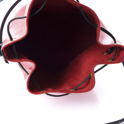 Louis Vuitton Epi Petit Noe Red Black 5 of 9