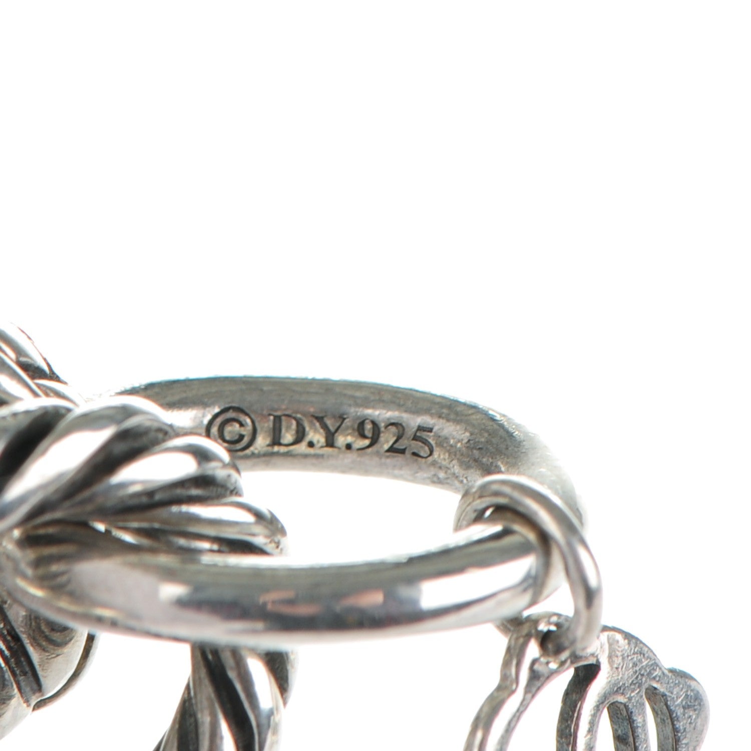 David Yurman Sterling Silver 12mm Large Oval Link Bracelet 5 of 6