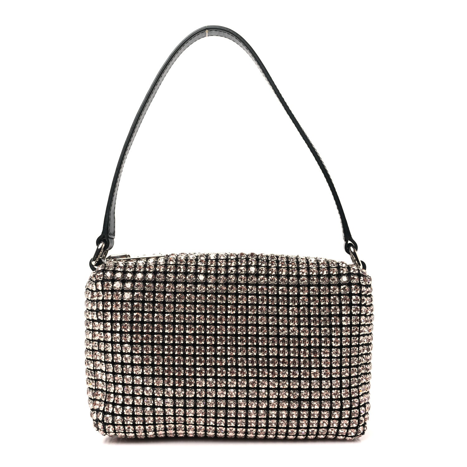Alexander Wang Mesh Crystal Rhinestone Mini Heiress Pouch Sandstone 1 of 10