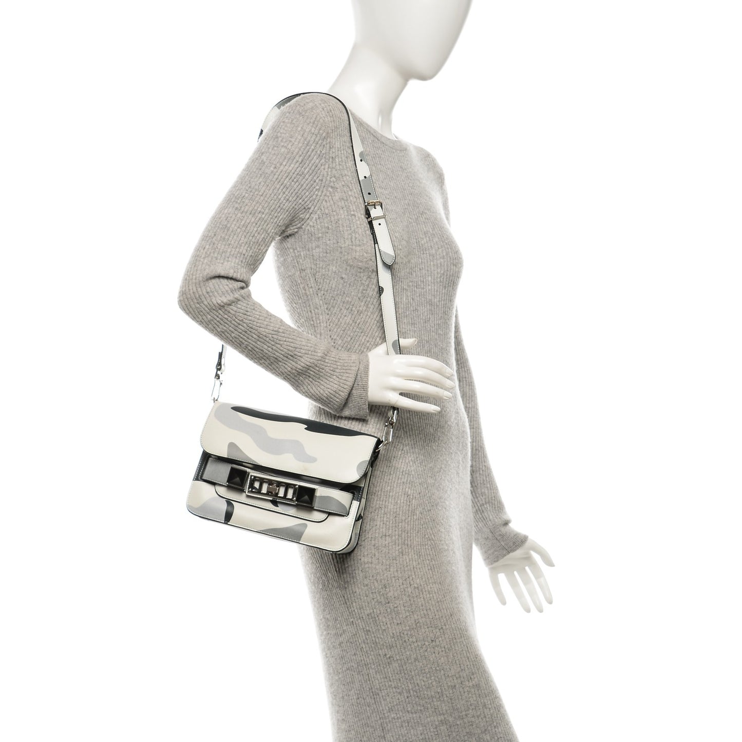 Calfskin Camouflage Mini PS11 Classic Shoulder Bag