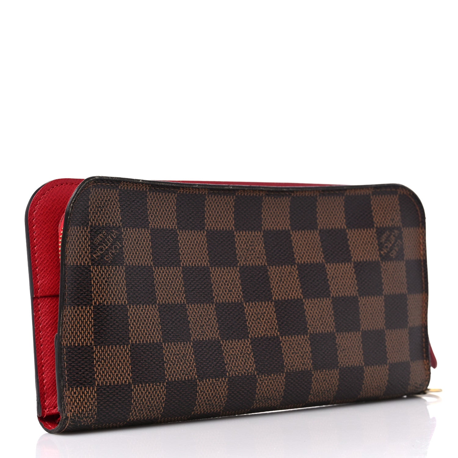Louis Vuitton Damier Ebene Insolite Wallet Rouge 3 of 16
