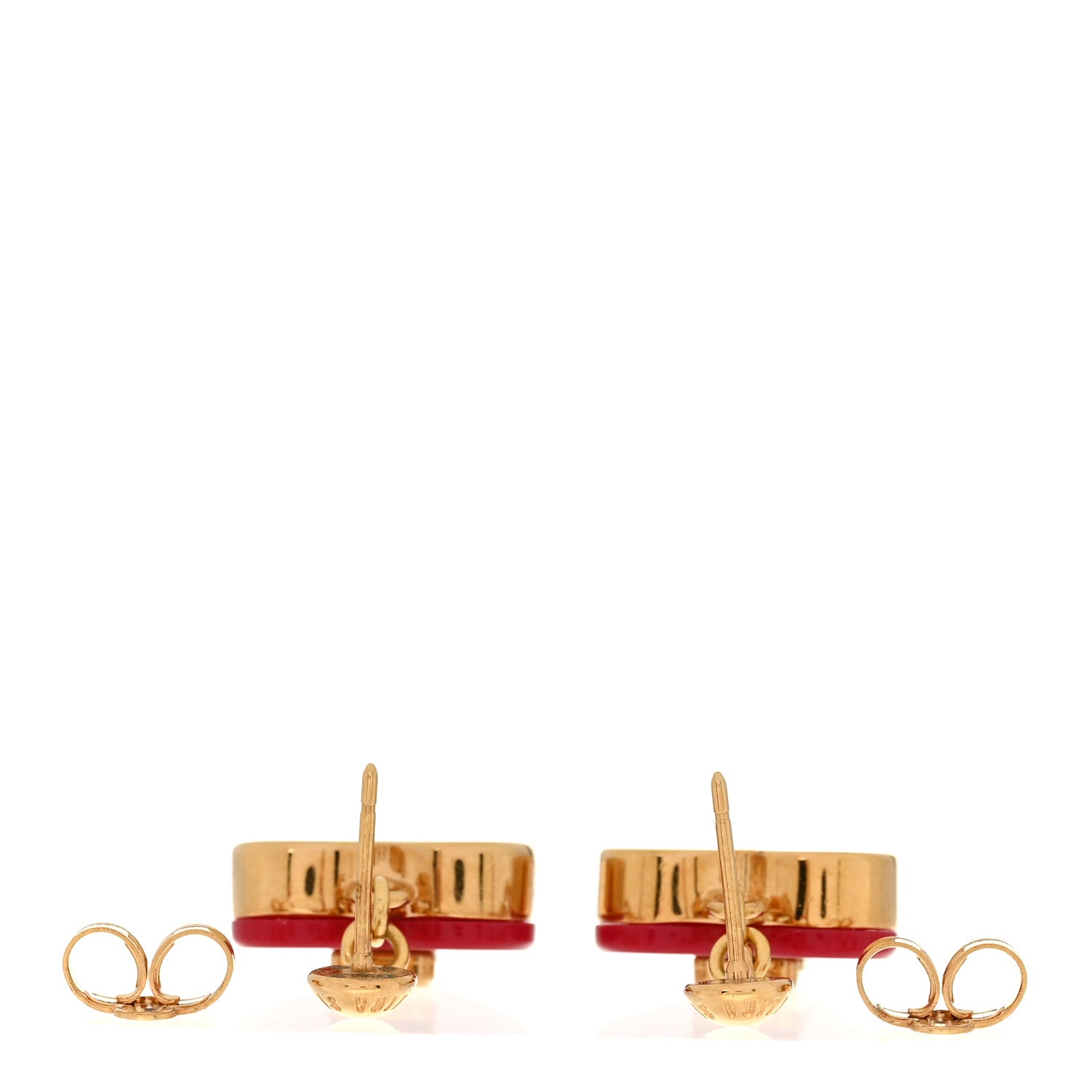 Louis Vuitton Lock Me Heart Earrings Pomme D'Amour 3 of 5
