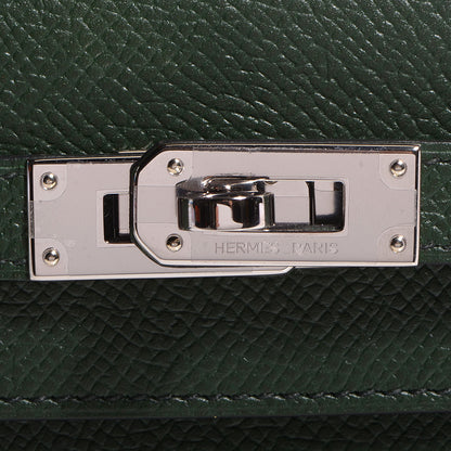 Hermes Epsom Kelly Longue Wallet Vert Anglais 12 of 12