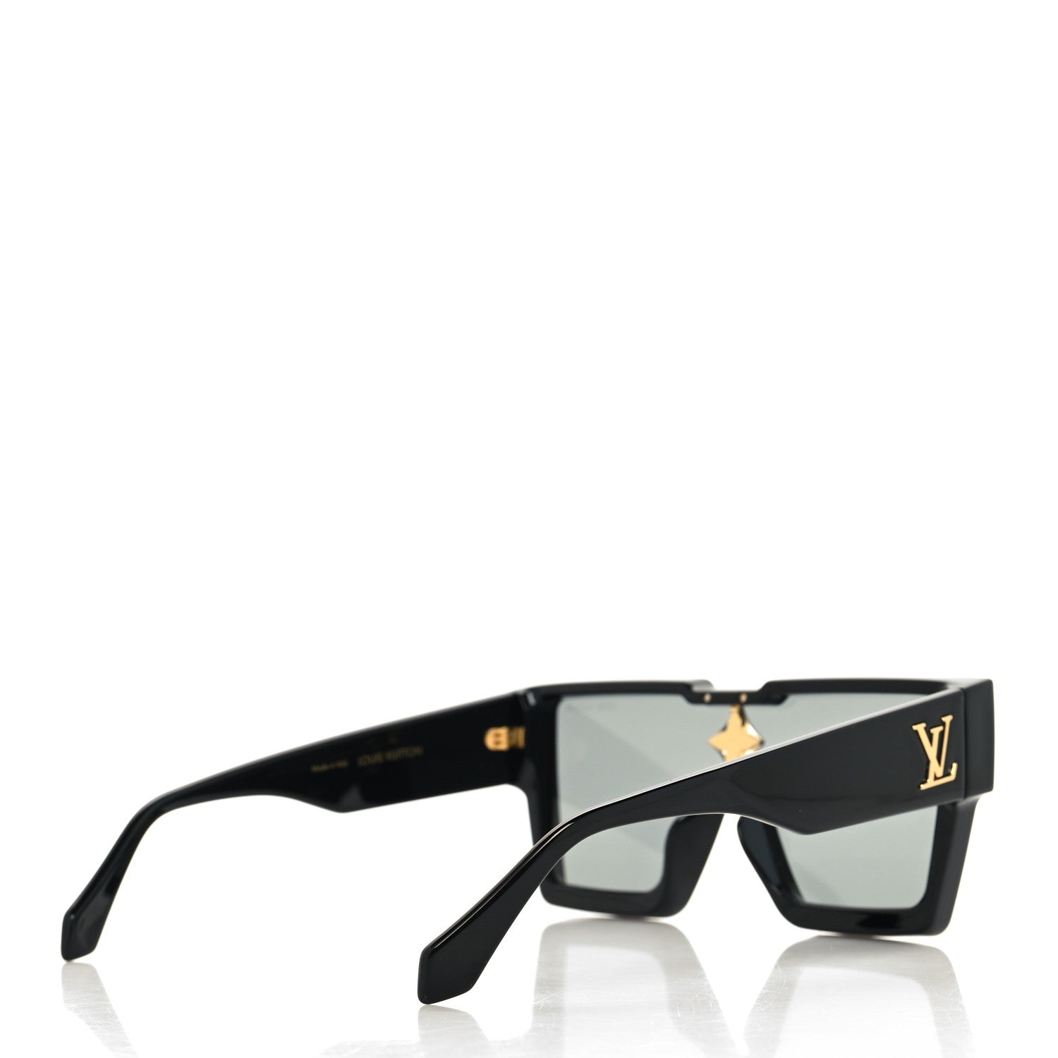 Louis Vuitton Acetate Swarovski Crystal Cyclone Sunglasses Z1578W Black 4 of 8