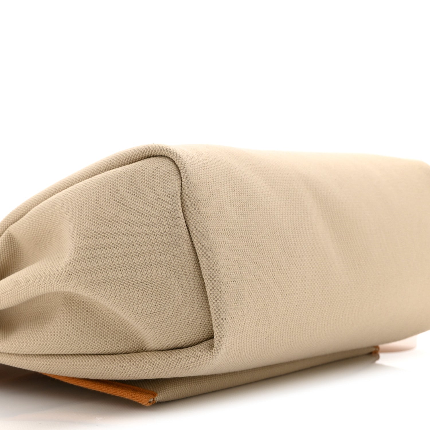 Hermes Toile Militaire Vache Hunter Laque Herbag Zip Retourne PM 31 Beton Naturel Sable Nata 11 of 12