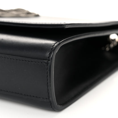 Saint Laurent Smooth Calfskin Medium Classic Monogram Kate Tassel Satchel Black 9 of 11