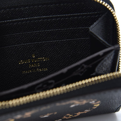 Louis Vuitton Monogram Giant Jungle Zippy Coin Purse Black 6 of 7