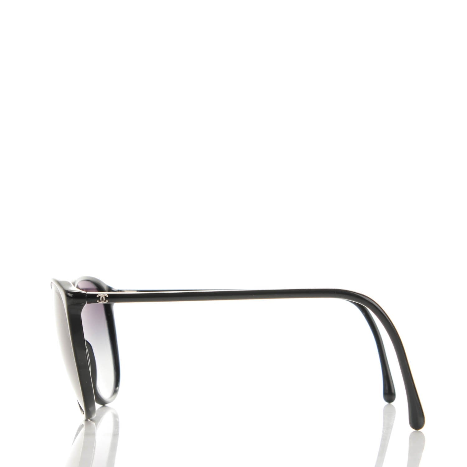 Chanel Acetate Round Sunglasses 5278 Black 2 of 7