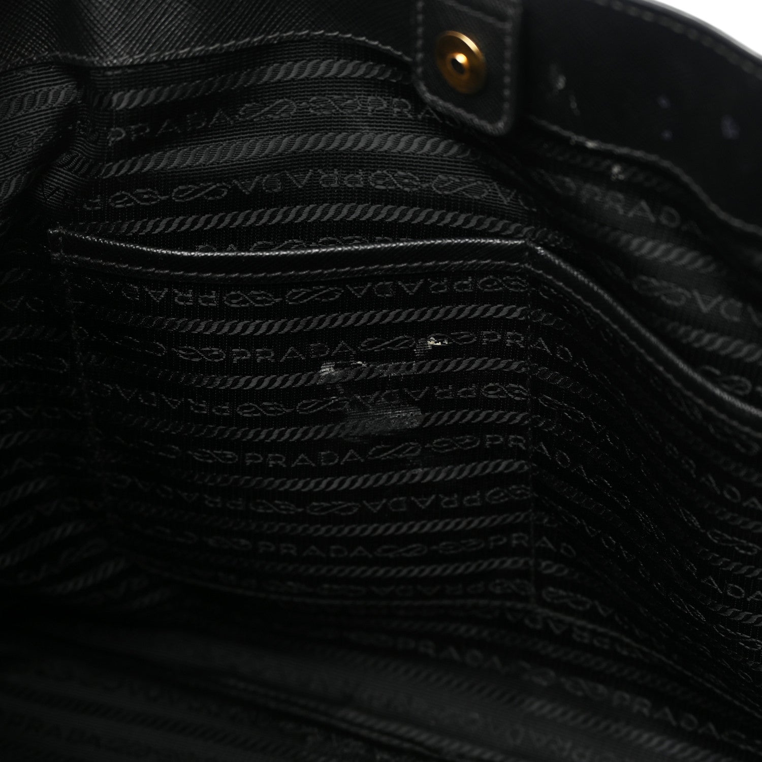 Prada Saffiano Lux Large Tote Black 13 of 21