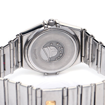 Omega Stainless Steel Diamond Bezel Mother of Pearl 22mm Constellation My Choice Quartz Watch 1465.71.00 4 of 5