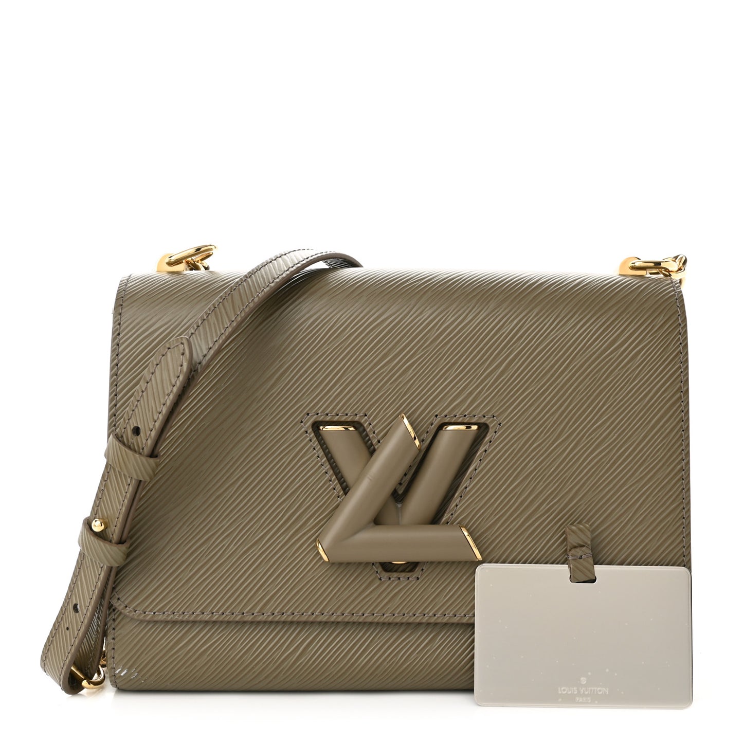 Epi Twist Shoulder Bag MM Smokey Brown