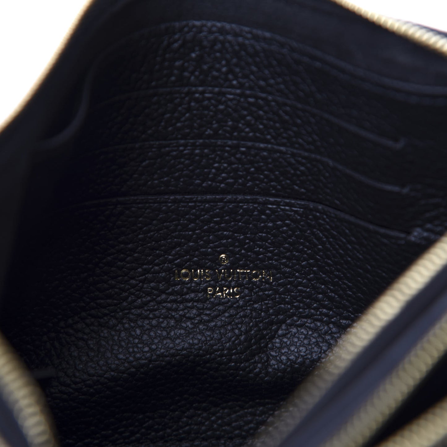 Empreinte Double Zip Pochette Black