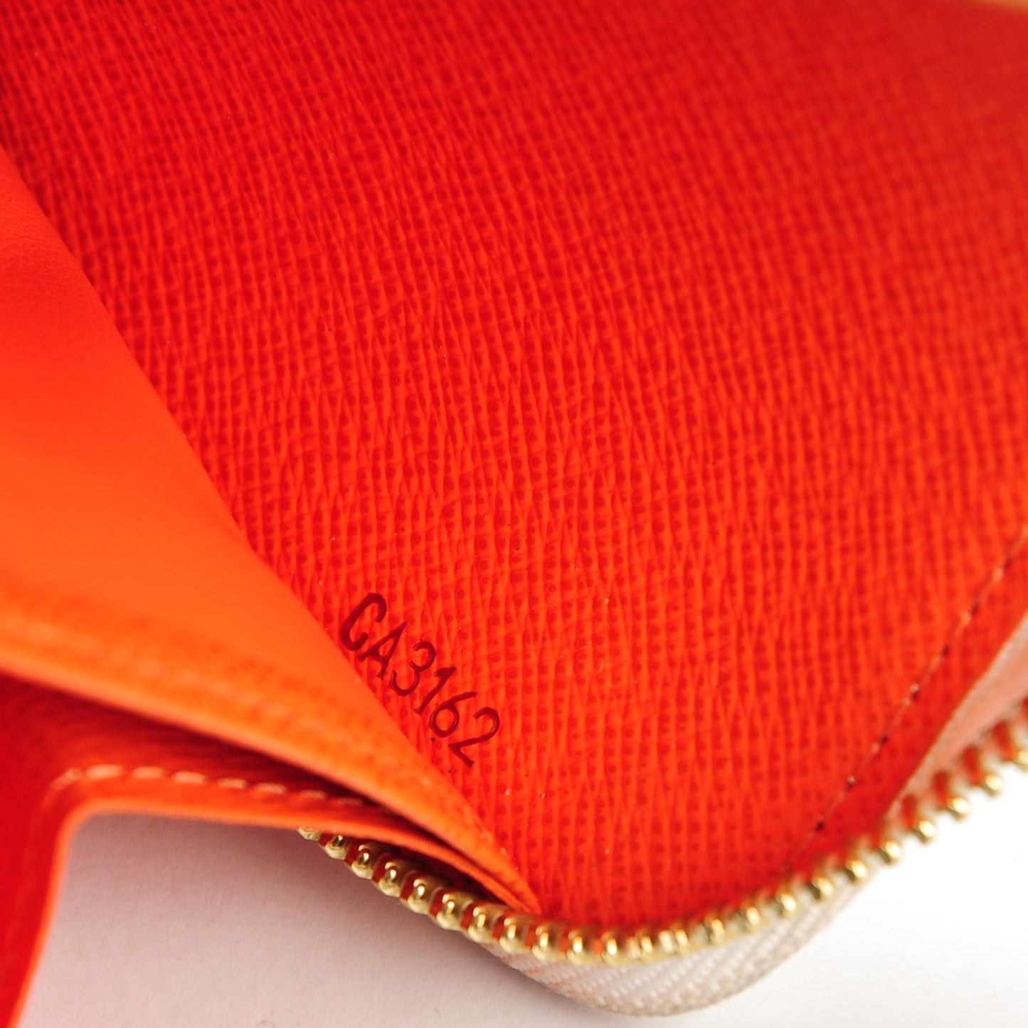 Monogram Multicolor Zippy Wallet White Orange