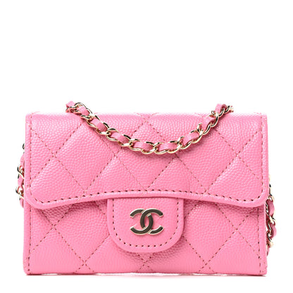 Chanel Caviar Quilted Belt Bag Pink 1 of 8