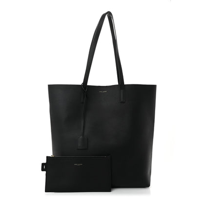 Saint Laurent Calfskin North-South Shopping Tote Black 3 of 13