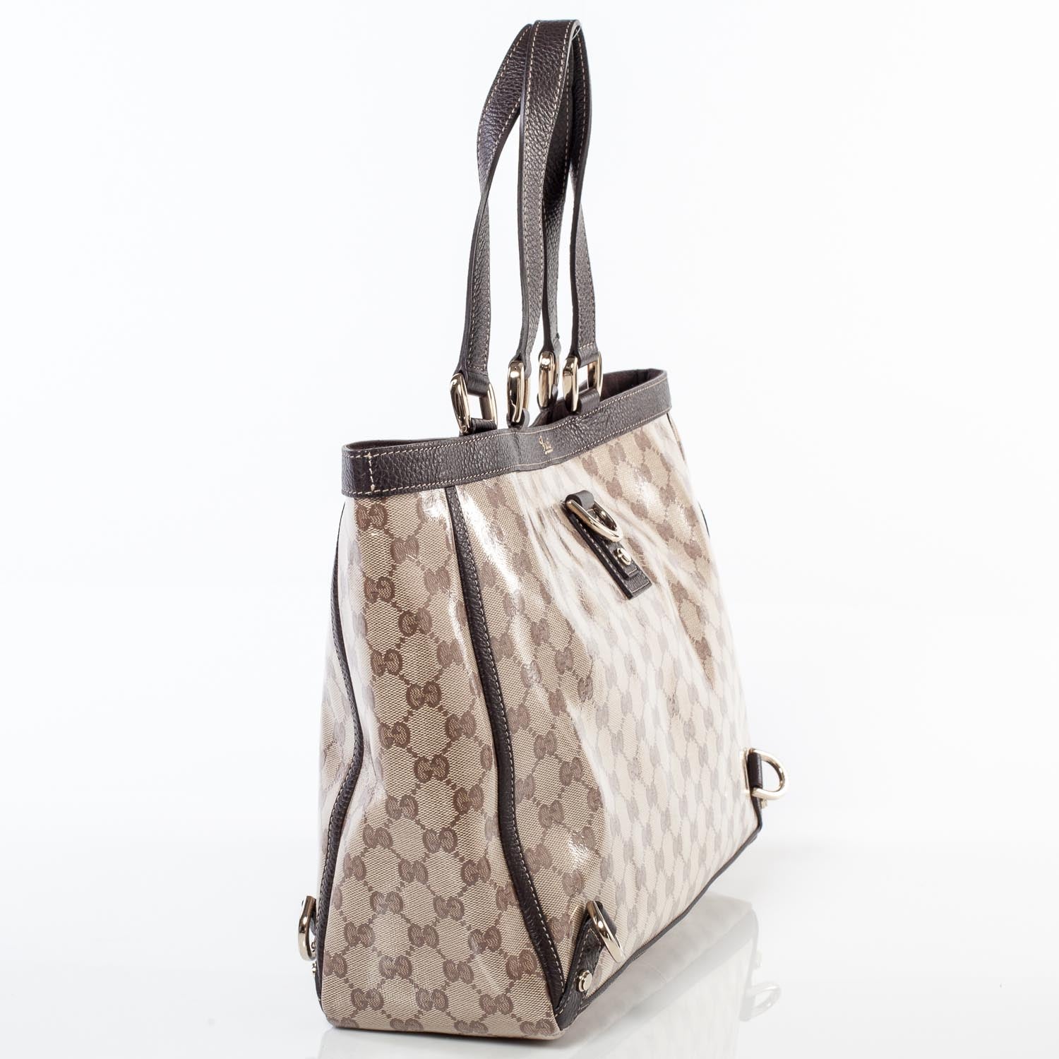 Gucci Crystal Monogram Abbey Tote 3 of 10