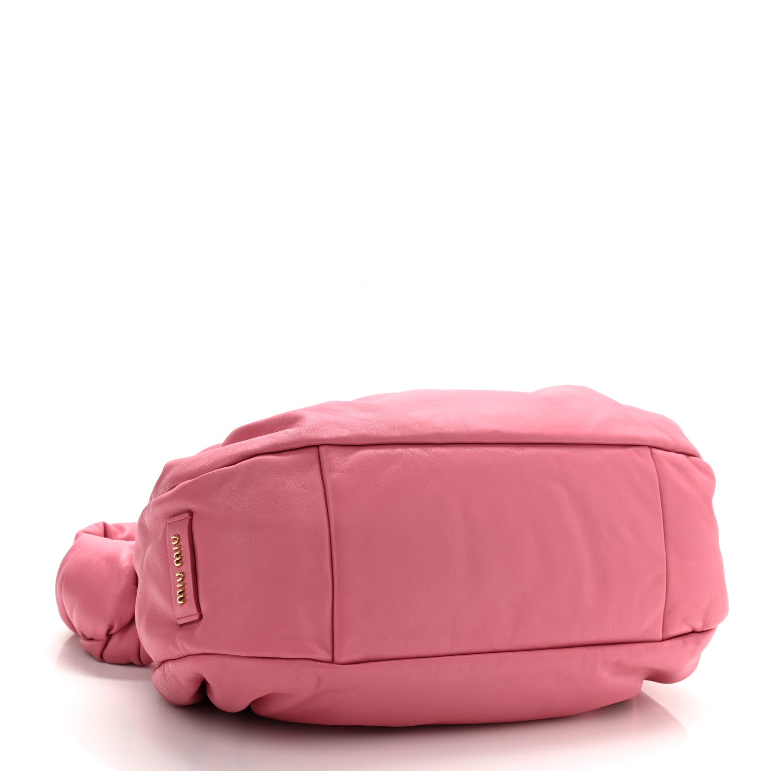 Miu Miu Nappa Knot Top Handle Shoulder Bag Begonia 4 of 11