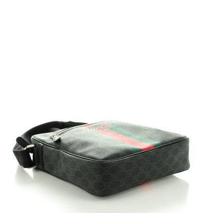 Gucci GG Plus Monogram Web Messenger Bag Black 4 of 7