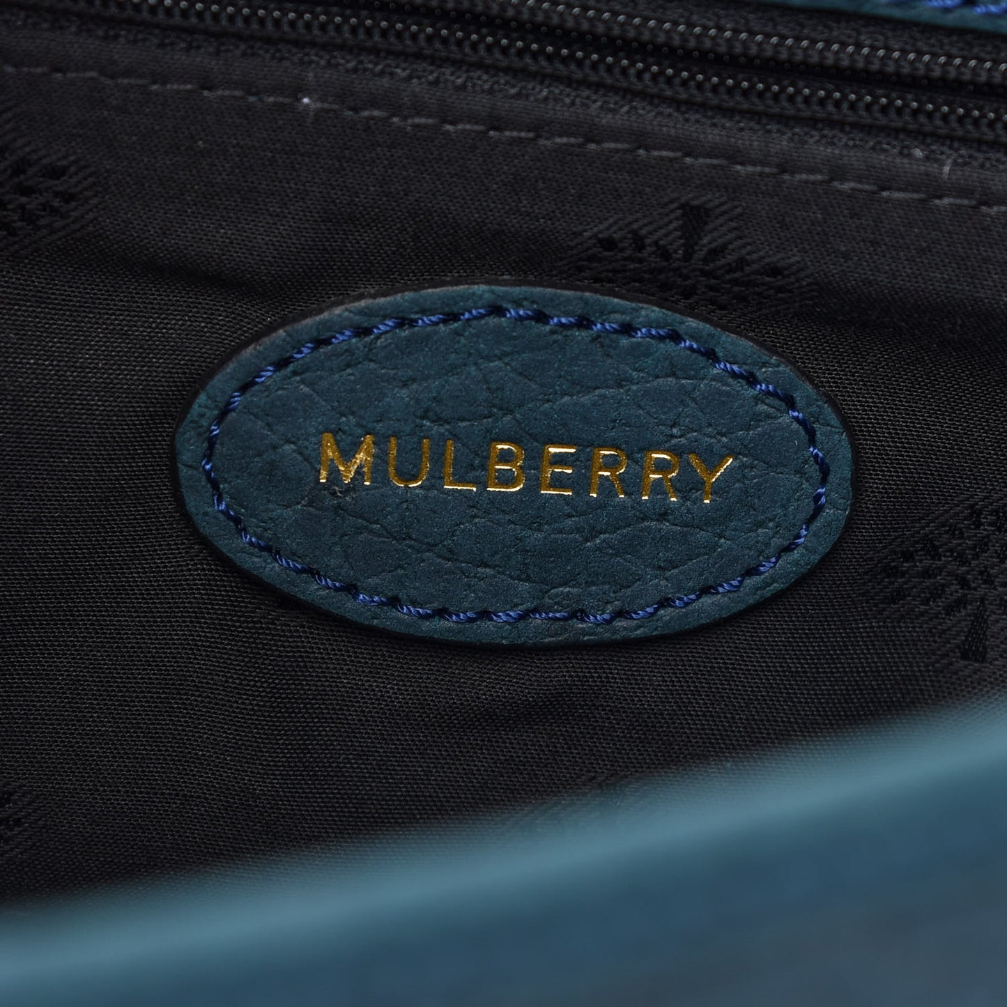 Shrunken Calfskin Medium Bryn Petrol