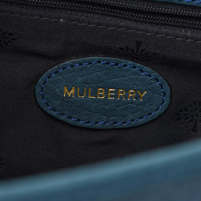 Mulberry Shrunken Calfskin Medium Bryn Petrol 6 of 8