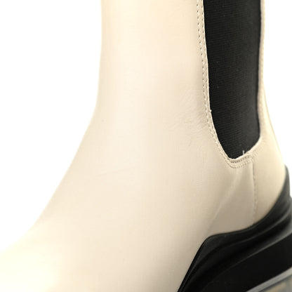 Bottega Veneta Calfskin The Tire Chelsea Boots 37.5 Wax Black Transparent 15 of 20