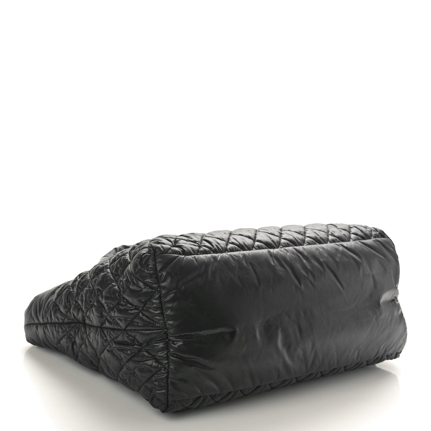 Chanel Nylon Quilted Large Coco Cocoon Tote Black 4 of 10
