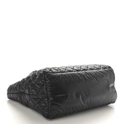 Chanel Nylon Quilted Large Coco Cocoon Tote Black 4 of 10