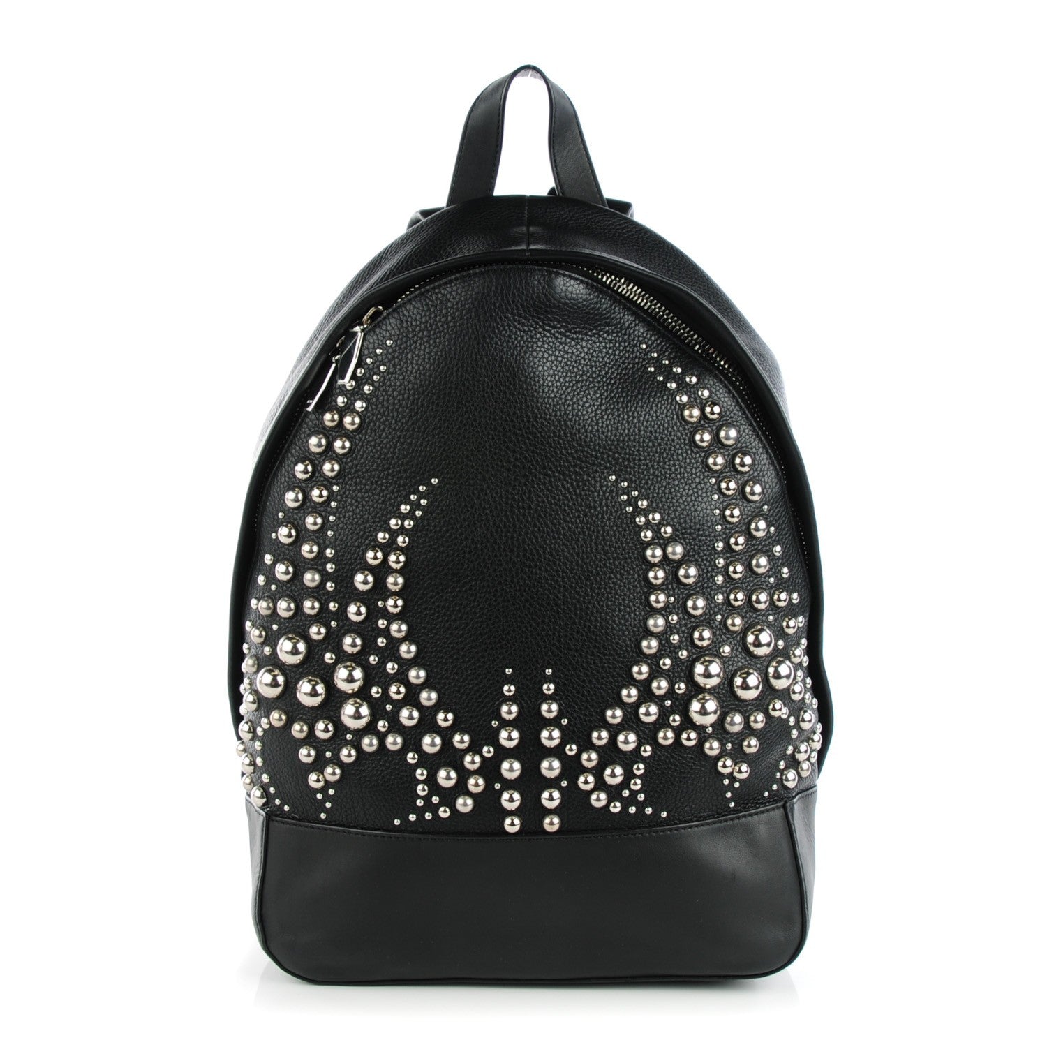 Alexander Wang Pebbled Lambskin Studded Runway Backpack Rhodium Hardware 1 of 8
