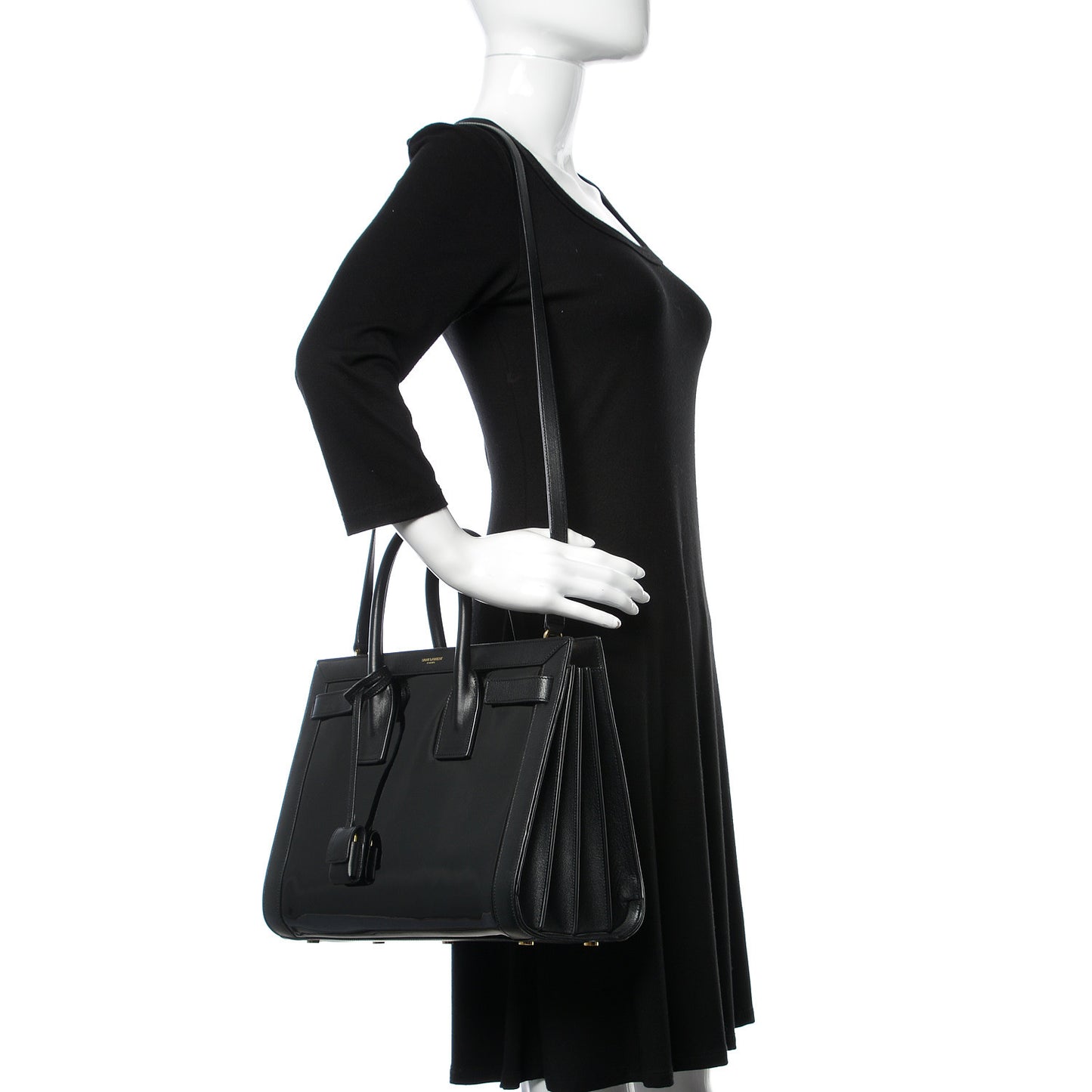 Patent Small Sac de Jour Black