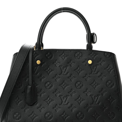 Louis Vuitton Empreinte Montaigne MM Black 8 of 10