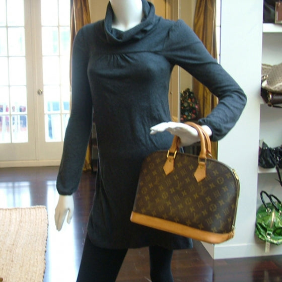 Louis Vuitton Monogram Alma Bag LV Brown 2 of 7