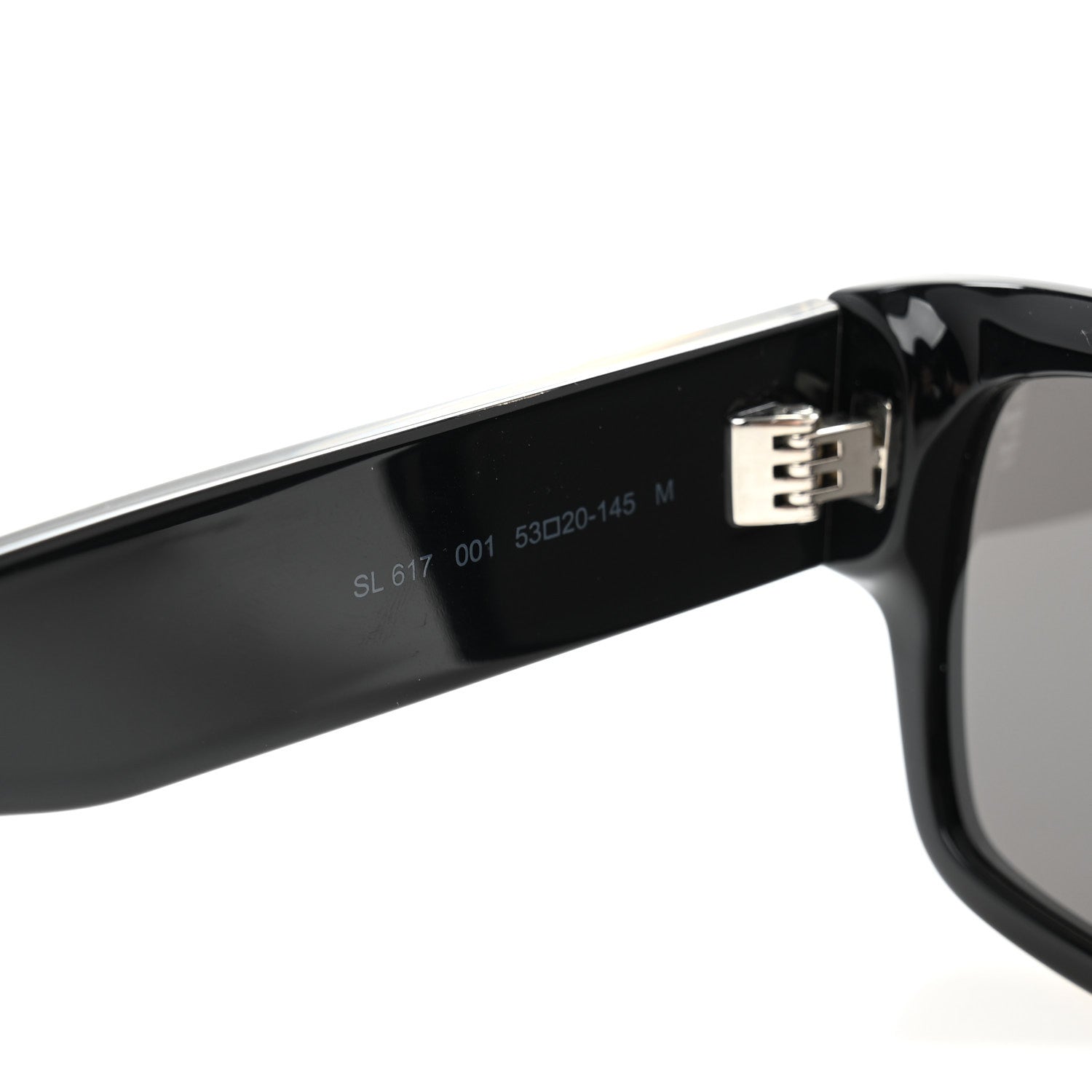 Saint Laurent Acetate SL617 Sunglasses Black 7 of 8