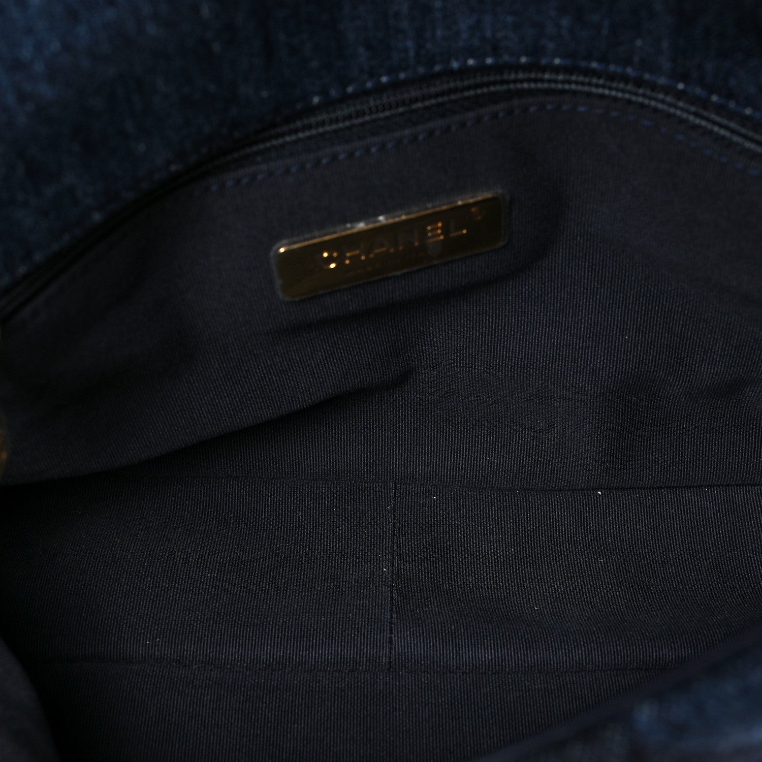 Chanel Denim Quilted Medium Chanel 19 Flap Blue 5 of 9