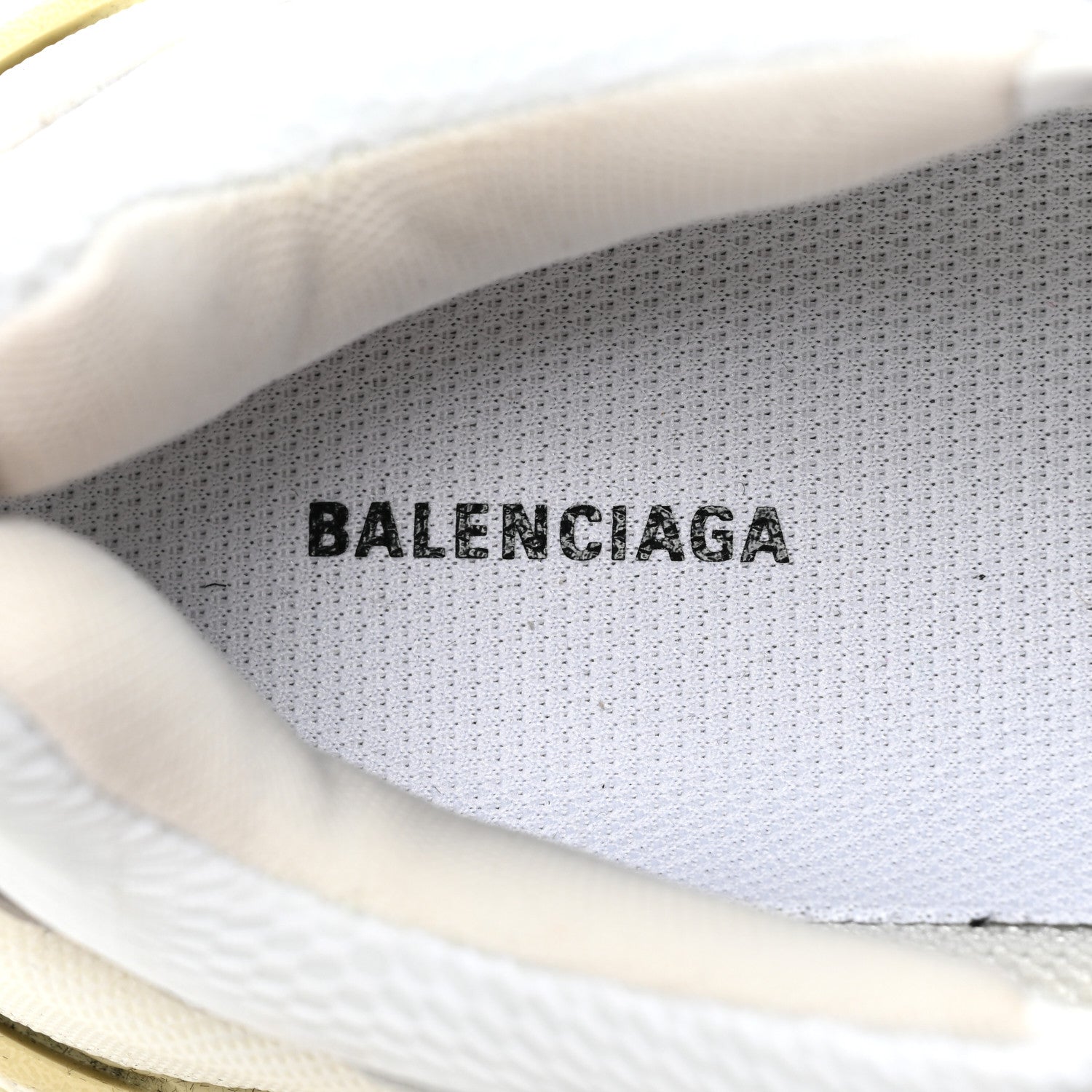 Balenciaga Fabric Mesh Womens Triple S Sneakers 36 White 8 of 13