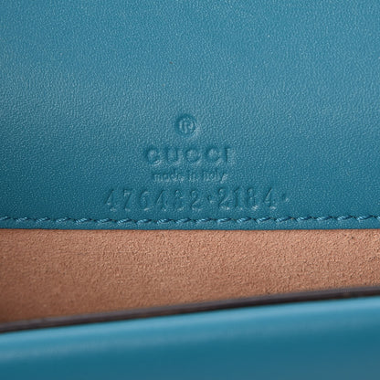 Gucci Velvet Super Mini Dionysus Shoulder Bag Pavone Cyan 6 of 8