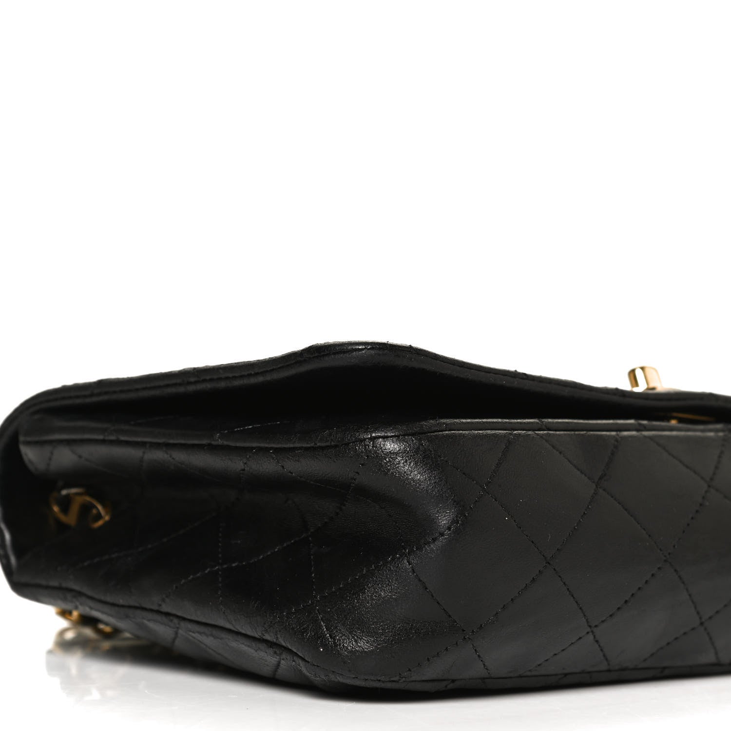 Chanel Lambskin Quilted Small Single Flap Black 10 of 14