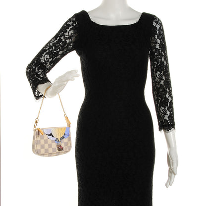 Louis Vuitton Damier Azur Illustre Mini Pochette Accessories 2 of 8