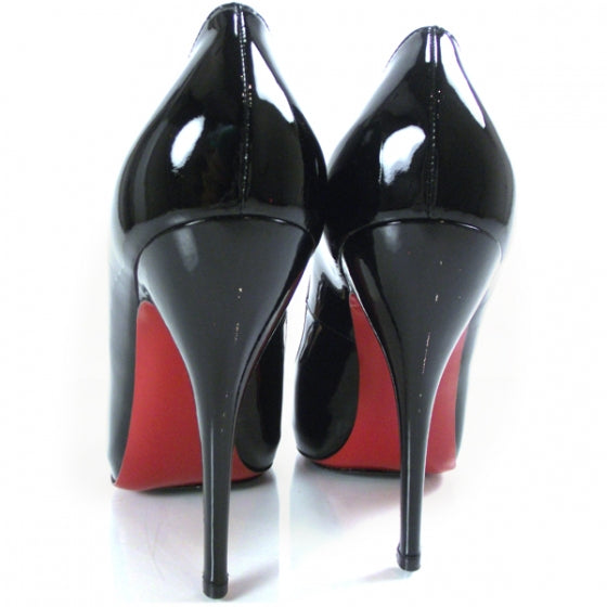 Christian Louboutin Patent Titi 120 Pumps Black 39.5 3 of 7